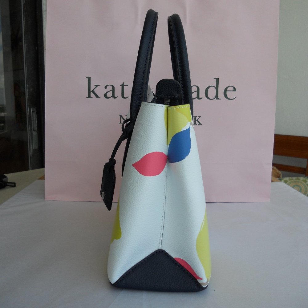 Kate Spade NY Eva Lemon Zest Small Top Zip Satchel - Picture 3 of 8